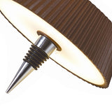 Relax Touch Dimmable LED Battery Operated Bottle Outdoor Table Lamp - Rust Brown