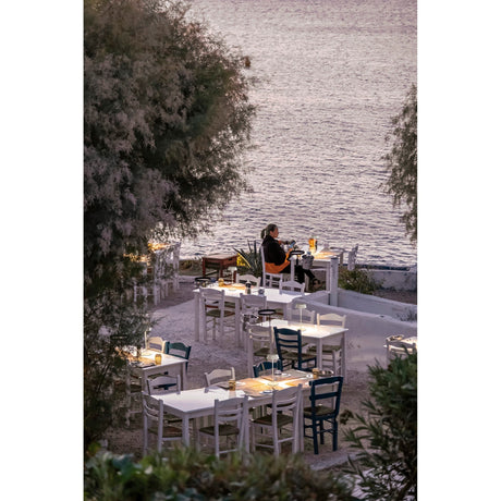 Relax Touch Dimmable LED Battery Operated Outdoor Table Lamp - White