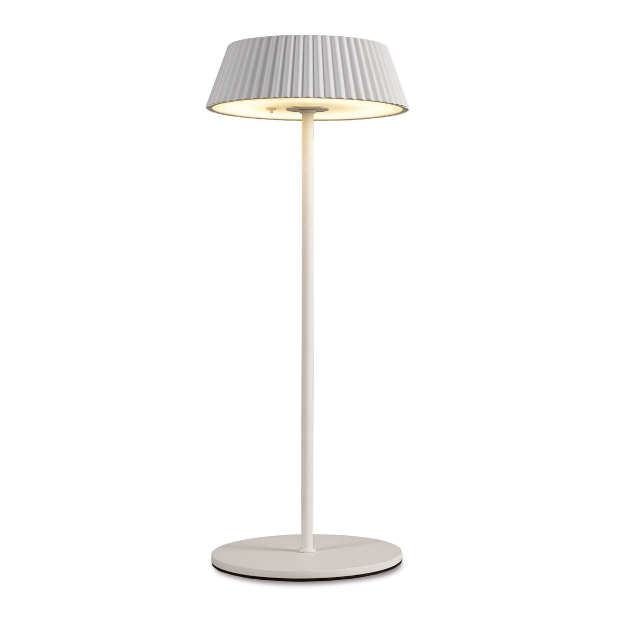 Relax Touch Dimmable LED Battery Operated Outdoor Table Lamp - White