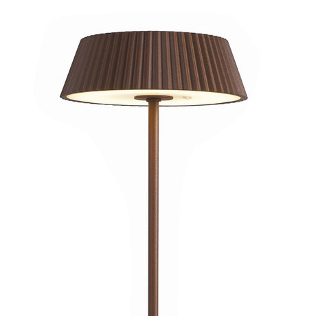 Relax Touch Dimmable LED Battery Operated Outdoor Table Lamp - Rust Brown