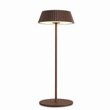 Relax Touch Dimmable LED Battery Operated Outdoor Table Lamp - Rust Brown