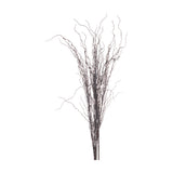 Hill Interiors Branch Spray faux foliage stem with tall, slender twisting brown twigs fanning outward, shown against a plain white background.