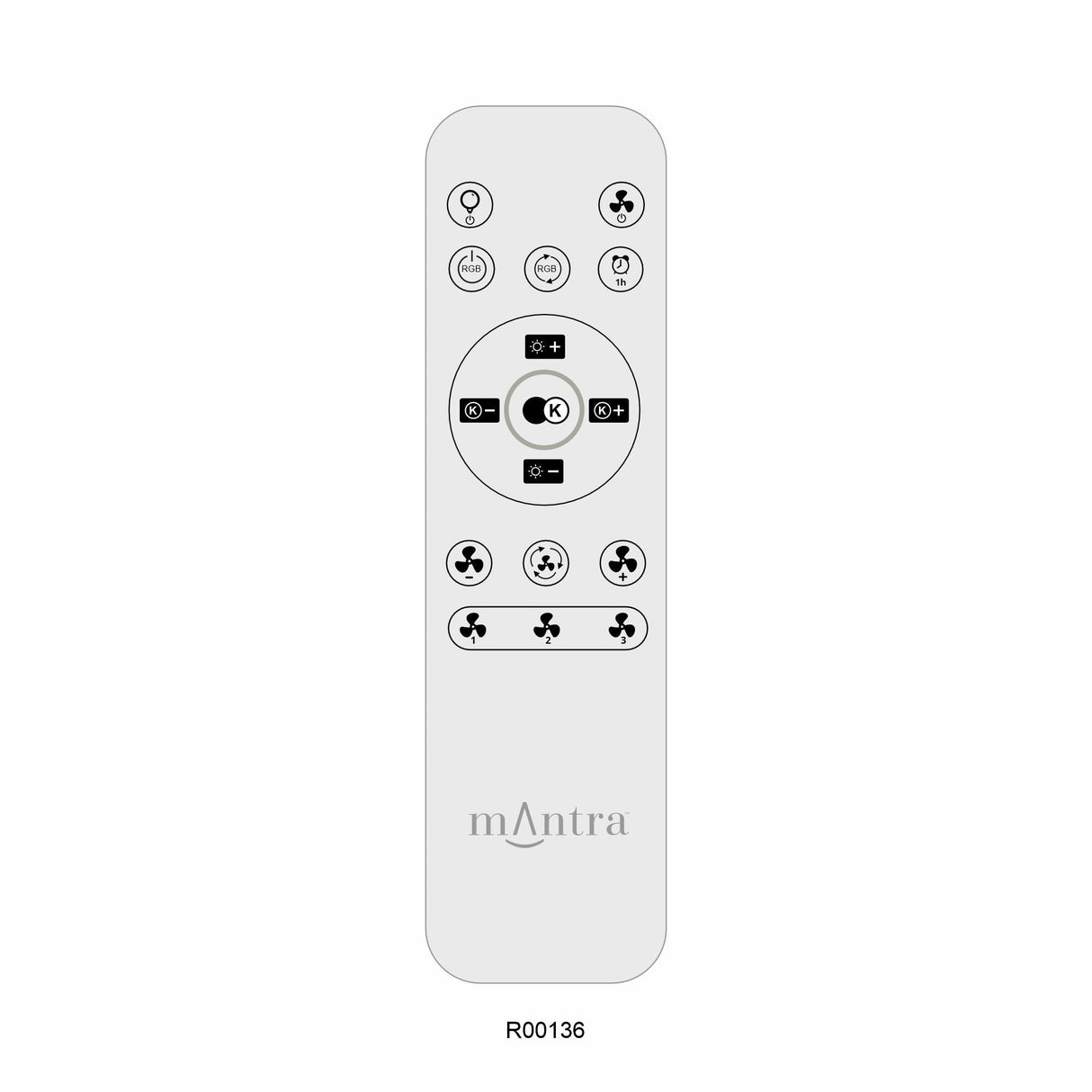 Gamer Mini Dimmable RGB CCT LED Ceiling Retractable Fan Light With Remote Control - White