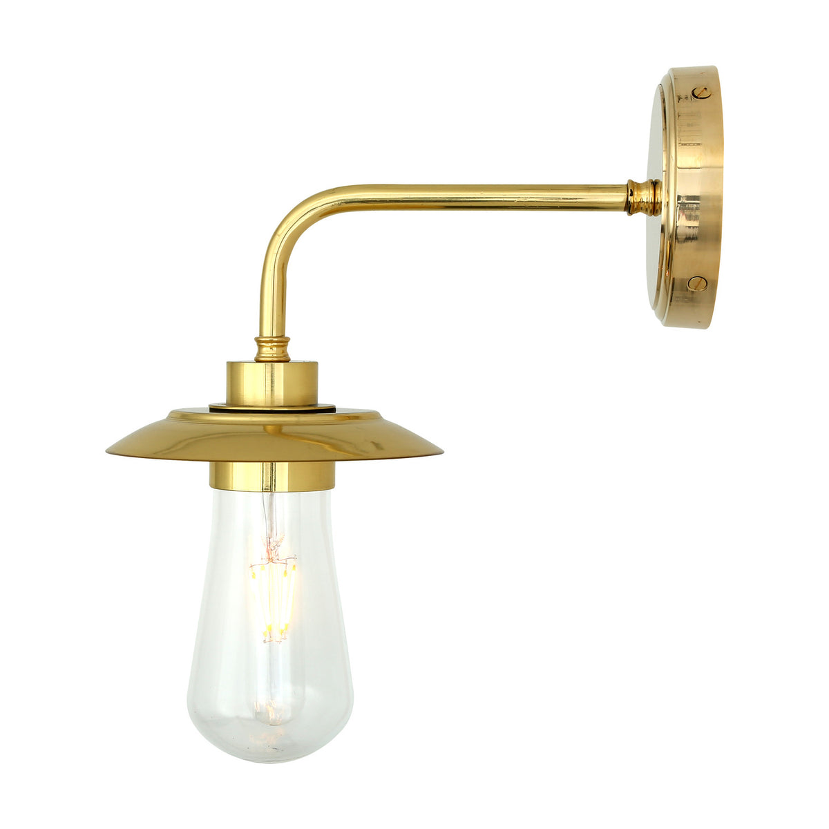 Ren Brass Wall Light IP65