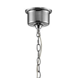 Reyna 33cm Medium 1 Light Pendant Light - Polished Chrome & Clear