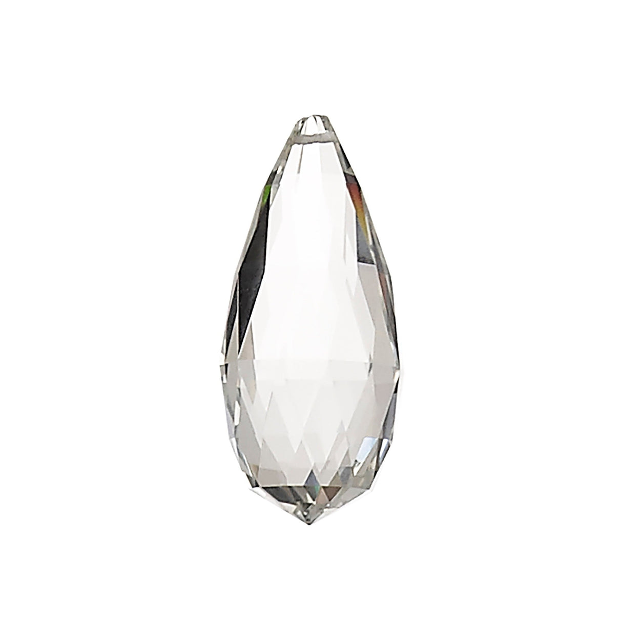 Rhea 50cm 3 Light Crystal & Glass Chandelier - Polished Chrome
