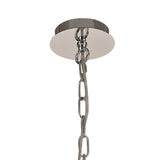 Rhea 80cm 8 Light Crystal & Glass Chandelier - Polished Chrome