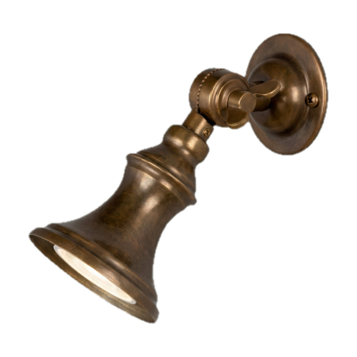 Rillow Traditional Small Brass Spotlight
