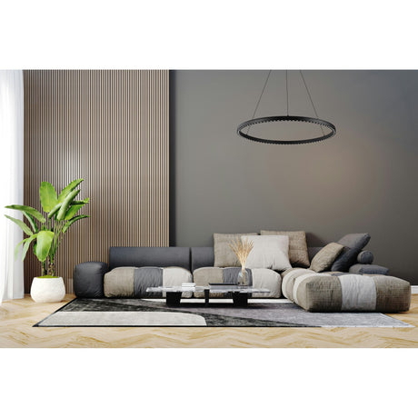 Riumar 92cm LED Suspension Light 80W 3000K - Black