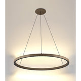 Riumar 92cm LED Suspension Light 80W 3000K - Sand Brown