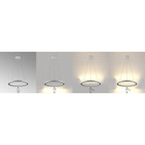 Riumar 92cm LED Suspension Light 80W 3000K - Sand Brown