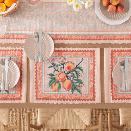Anemone Floral Polyester Placemats - Multicolour