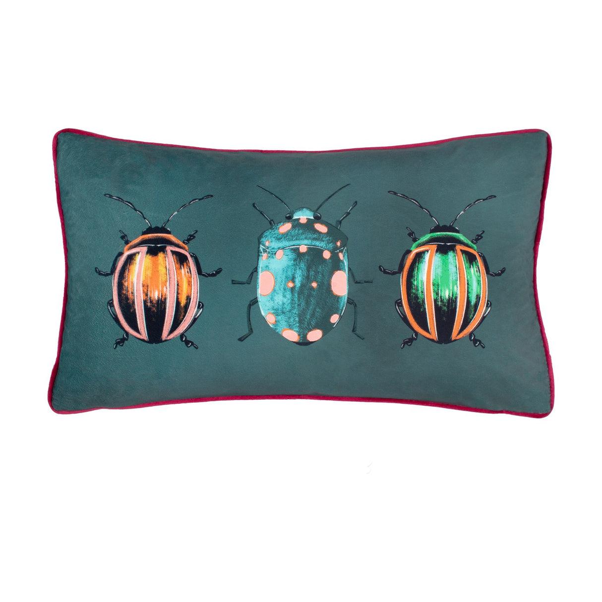 Beetalis Animal Velvet Cushion - Emerald