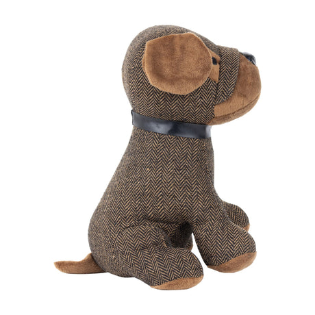 Boston Faux Fur Cotton Door Stop - Brown