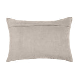 Boulder Geometric Velvet Cushion - Quartz