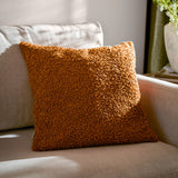 Cabu Reversible Wool Cushion - Ginger