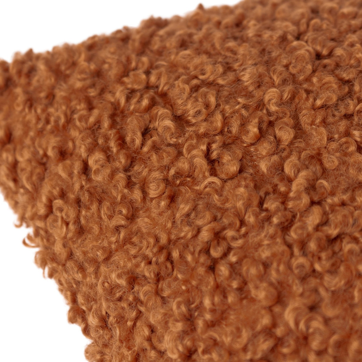 Cabu Reversible Wool Cushion - Ginger
