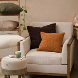 Cabu Reversible Wool Cushion - Ginger