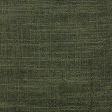 Close-up of the Cirrus Plain Polyester Curtain Panel in forest green, showing an open, slightly slubbed woven texture in sheer fabric.