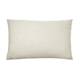 Contra Velvet Linen Cushion in natural, rectangular 40 x 60cm bolster shape, linen-look weave face shown against a plain white background.