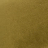 Close-up of the Contra Velvet Linen Cushion in olive-green, showing the soft, plain velvet pile texture in polyester fabric.
