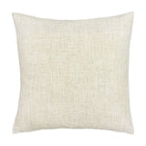 Country Animal Linen Cushion in cream showing the plain woven reverse side with a textured linen-look finish, photographed on a white background.