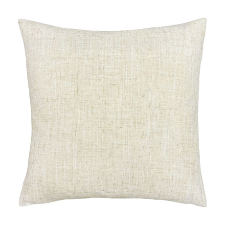 Country Animal Linen Cushion in cream showing the plain woven reverse side with a textured linen-look finish, photographed on a white background.