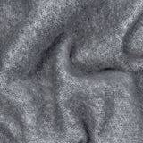 Close-up of the Cosy Plain Polyester Throw in charcoal grey, showing the soft woven texture and folds of the fabric surface.