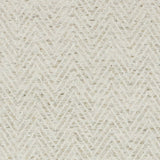 Croft Plain Velvet Cushion in natural, close-up of the chevron twill woven front in oatmeal cream and warm beige tones, 50 x 50cm square.