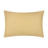 Crown Union Jack Plain Cotton Cushion - Blue