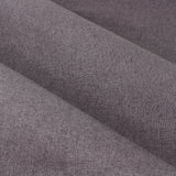 Close-up of Dawn Plain Reversible Eyelet Curtains in charcoal, showing the soft-textured woven polyester fabric with a subtle marl effect and gentle folds.