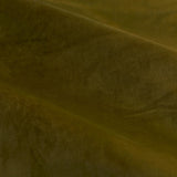 Close-up of The Ultimate Velvet Pencil Pleat Curtains in olive, showing soft matte velvet fabric with folded pleats in deep green polyester.