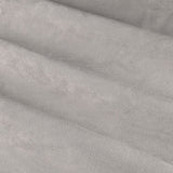 Close-up of The Ultimate Velvet Plain Lined Eyelet Curtains in Silver, showing soft folds of matte grey velvet fabric with a subtle woven texture.