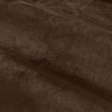 Close-up of The Ultimate Velvet Pencil Pleat Curtains in chocolate brown, showing the soft matt velvet texture and folds of the fabric.