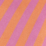 Deck Stripe Reversible Polyester Cushion - Orange/Pink