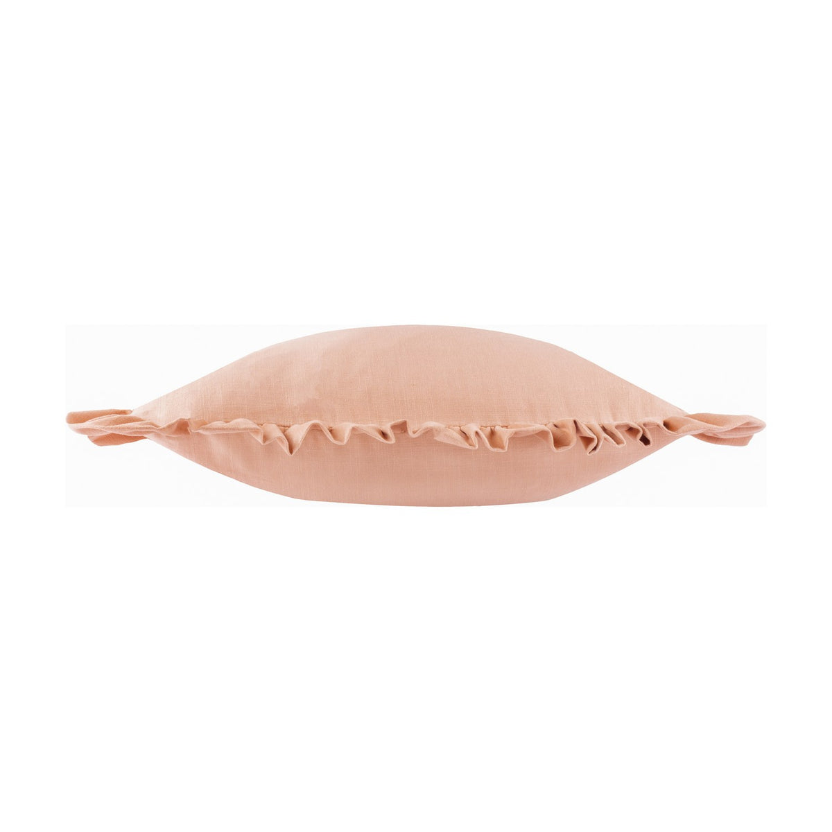 Effie Plain Cotton Cushion - Rose / Vintage Blush