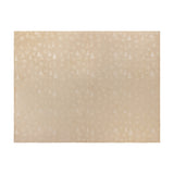 Festive Time Woodland polyester fleece throw in natural beige with embossed Christmas tree and snowflake pattern, shown flat on a plain white background.