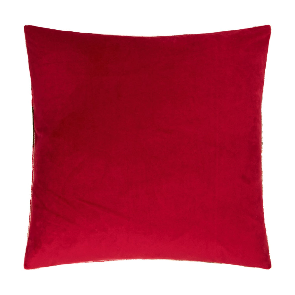 Fika Abstract Velvet Cushion - Multicolour