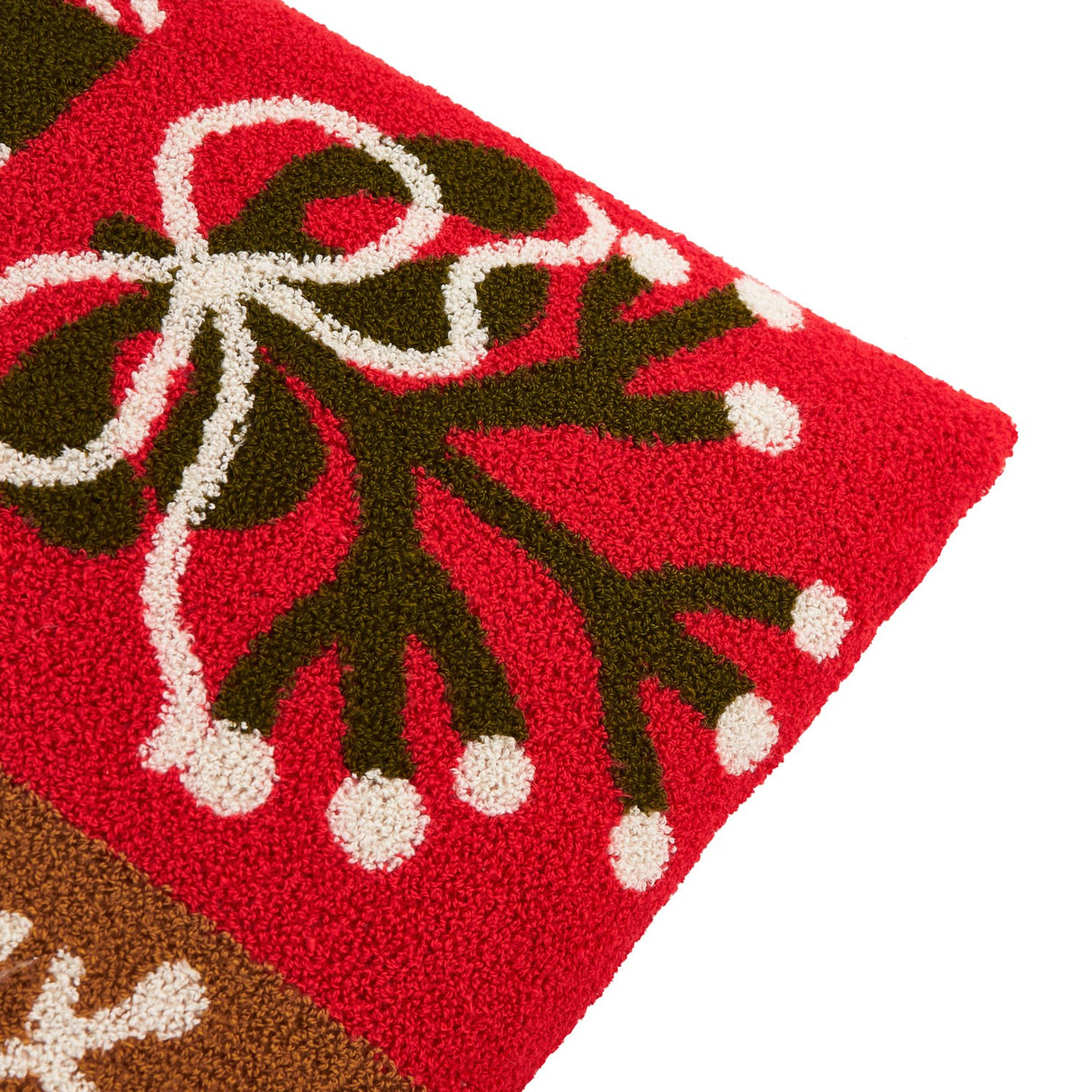 Fika Abstract Velvet Cushion - Multicolour