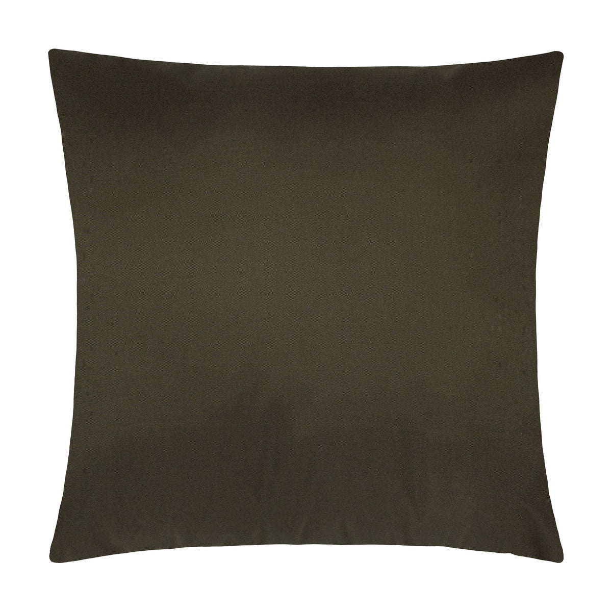 Grove Animal Polyester Cushion in olive, plain reverse side shown, square shape with piped edge, photographed on a white background.