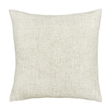 Square Hessian Animal Linen Cushion in white, showing the plain textured linen reverse side against a light studio background.