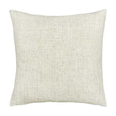 Square Hessian Animal Linen Cushion in white, showing the plain textured linen reverse side against a light studio background.