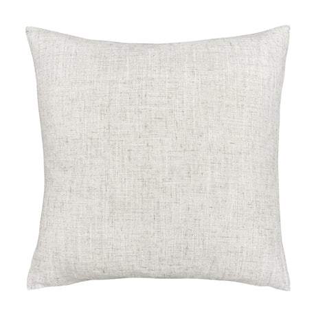 Square cushion in plain white hessian-effect linen weave with a textured natural finish, shown against a plain white background.