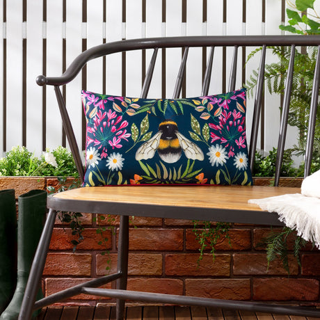 House of Bloom Animal Polyester Cushion - Navy