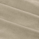 Heavy Chenille Velvet Linen Pencil Pleat Curtains - Linen