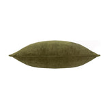 Heavy Chenille Eyelet Velvet Cushion - Olive