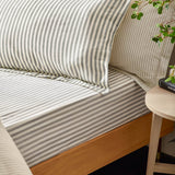Hebden Melange Cotton Pillowcase Pair - Grey