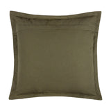 Holmfirth Canvas Plain Cotton Cushion - Lichen