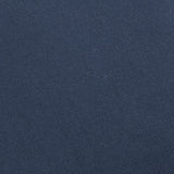 Close-up of the Holmfirth cushion's navy cotton canvas fabric, showing its tightly woven, textured surface.