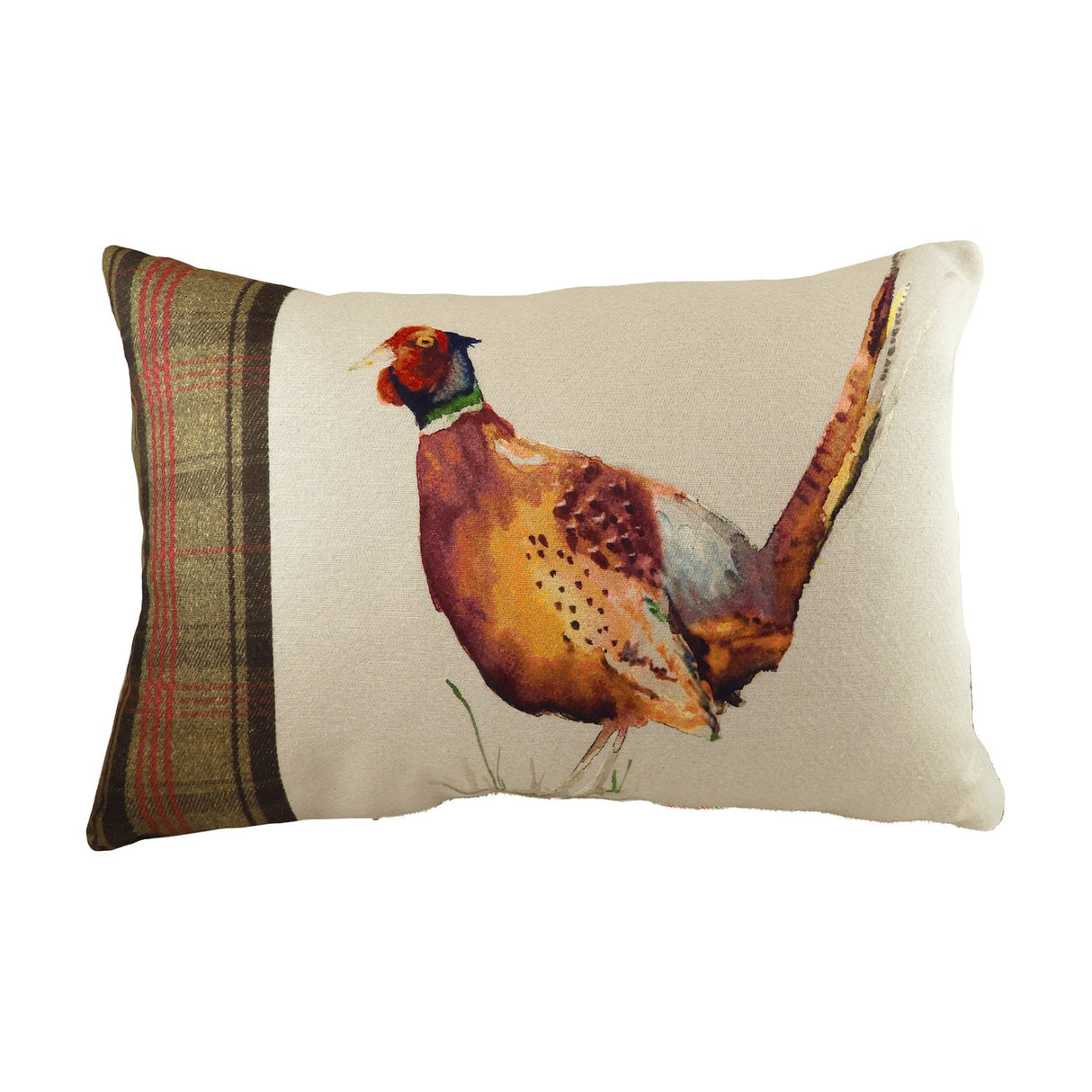 Hunter Animal Linen Cushion - Multicolour